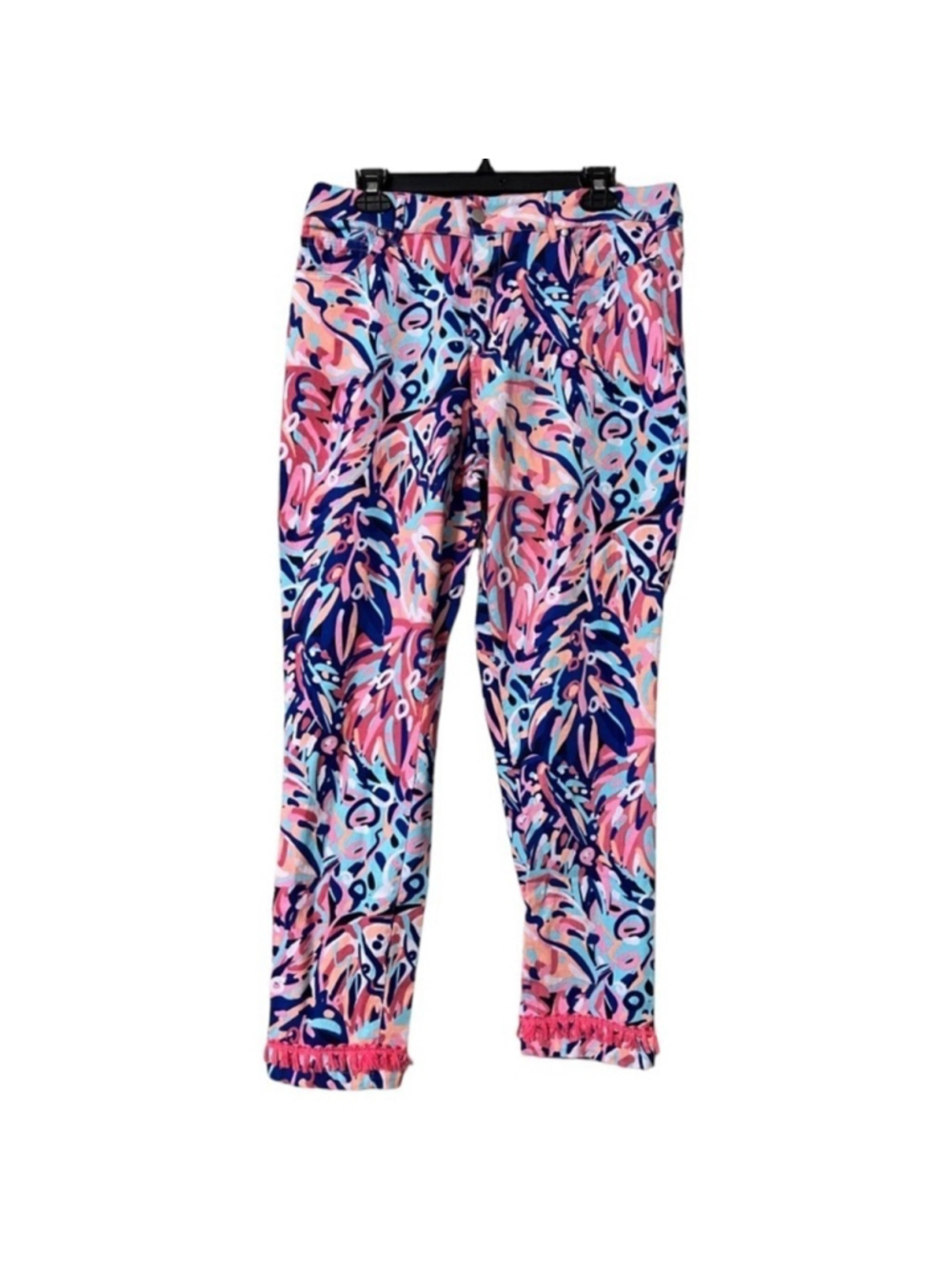 Simply Southern womens size XL rainforest pants frilly hem pastel colors NEW NWT - Picture 2 of 14